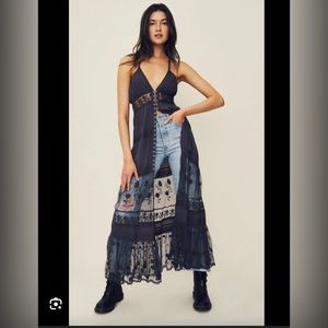 Free People On My Way Maxi Slip Dress